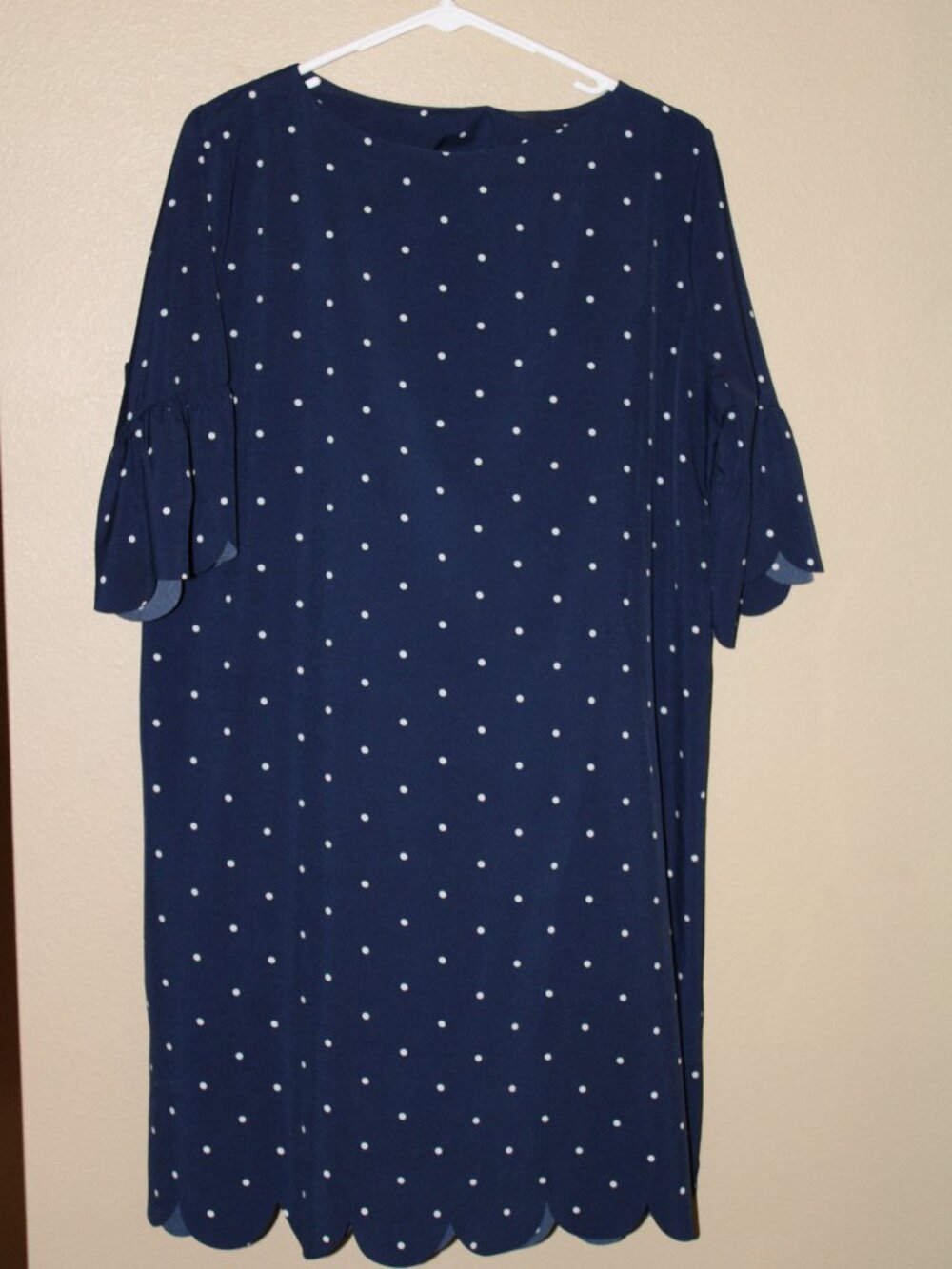 Tickled Teal Navy Blue Dress